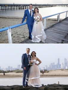 Mariko's #beach #wedding #weddinghair and #makeup by #weddingmakeupartist @vivianashworth_ www.vivianashworth.com.au photos by shandy at Fotogroup Dress by Ternai