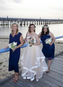 Mariko's #beach #wedding #weddinghair and #makeup by #weddingmakeupartist @vivianashworth_ www.vivianashworth.com.au photos by shandy at Fotogroup Dress by Ternai